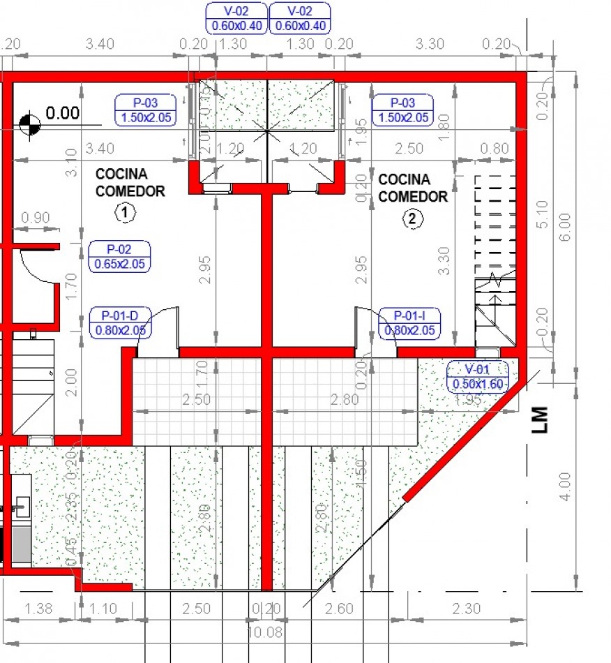 ALQUILO DUPLEX DOS DORMITORIOS ARISTOBULO DEL VALLE departamento