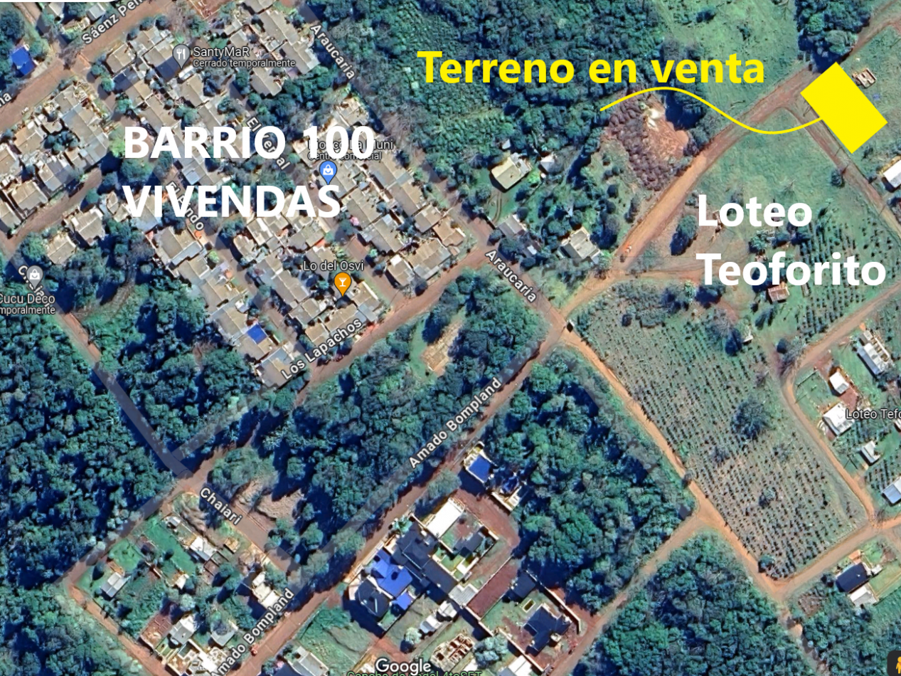 Terreno en venta en Loteo Teoforito 