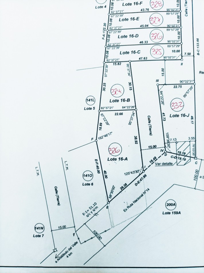 Terreno en Venta sobre Av. de Las Americas