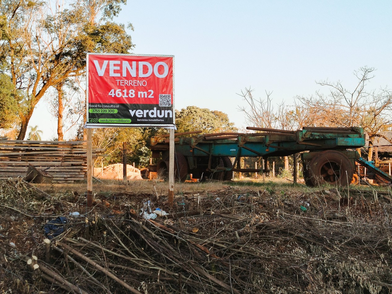 Terreno estrategico sobre Ruta Nacional 12 - Cerca de Jardin America, ideal para inversion comercial