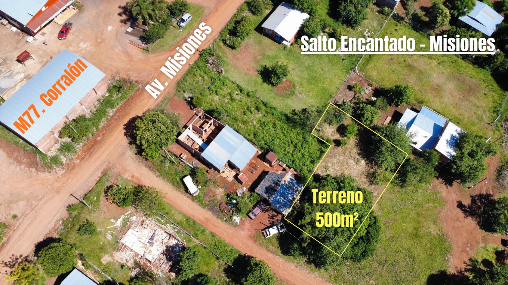 Terreno amplio alto y nivelado